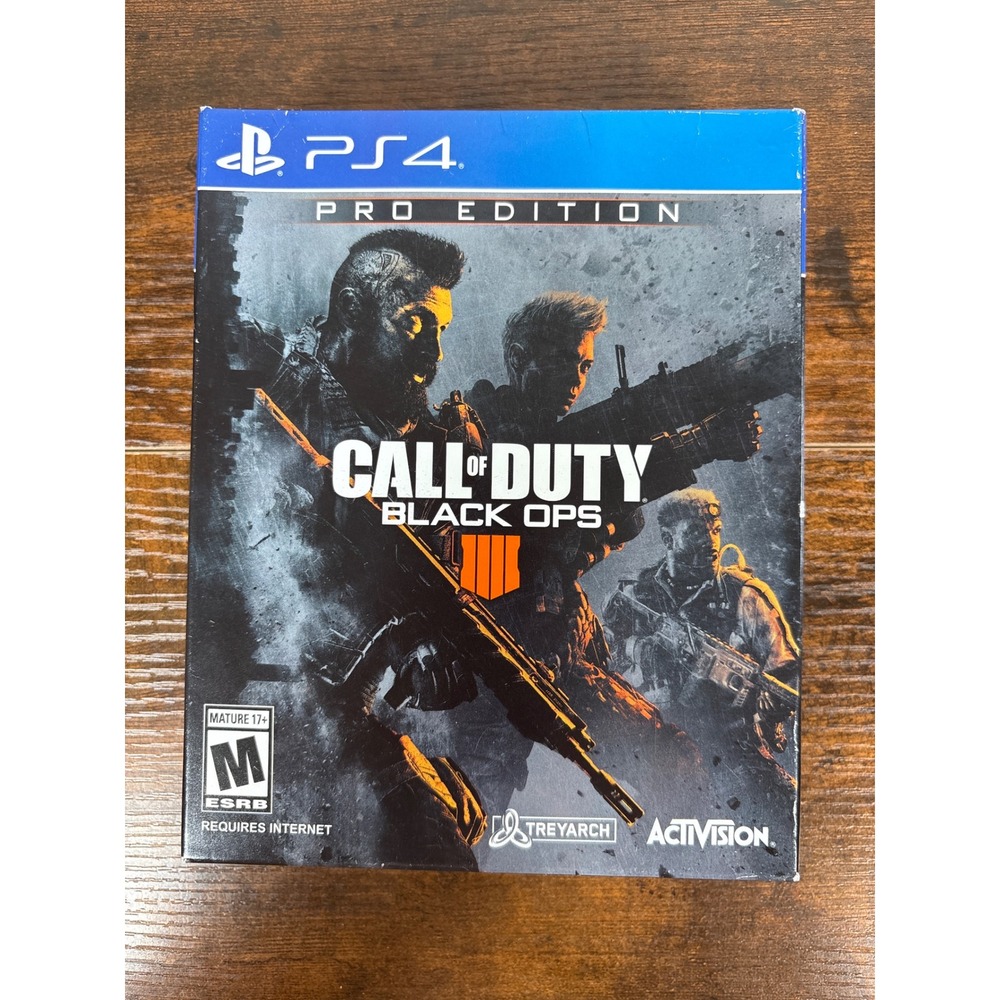 Call of Duty Black Ops 4 Pro Edition PS4 Steelbook Patches PopSocket Activision